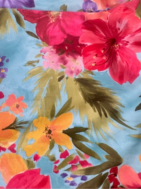 H2O Wear Tropical Hibiscus One Piece Swimsuit - Supportive Plus Size 3X/4X - Picture 13 of 13